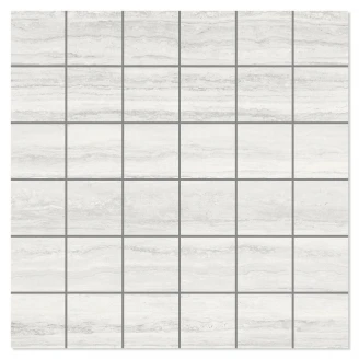 Mosaik Klinker Gea Vit Blank-Polerad Rak 30x30 (5x5) cm